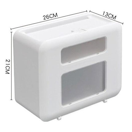 Multifunction Toilet Paper Holder Waterproof Dust-proof Paper Towel
