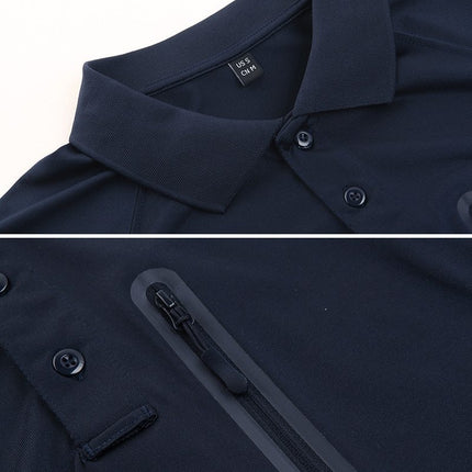 Long Sleeve Polo Shirts Mens Tactical Military Golf Polo Tee Shirts