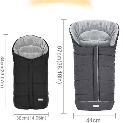 Universal Baby Stroller Footmuff Winter Baby Sleeping Bags Newborn