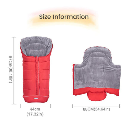 Universal Baby Stroller Footmuff Winter Baby Sleeping Bags Newborn