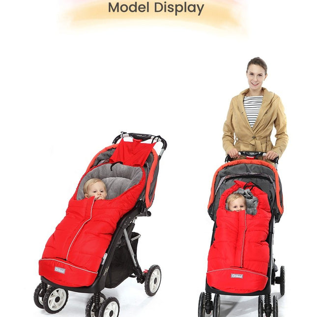 Universal Baby Stroller Footmuff Winter Baby Sleeping Bags Newborn