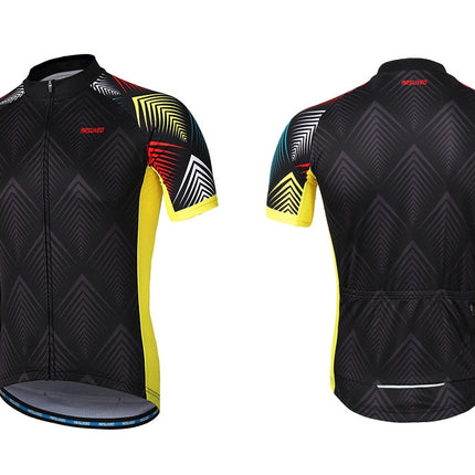 Men Short Sleeves Cycling Jersey Quick Dry MTB Jersey Mountain Bicycle