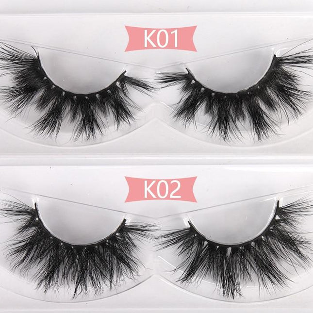 100 Pairs 3D Mink Lashes Wholesale Bulk  3D Mink Eyelashes Thick Long