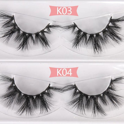 100 Pairs 3D Mink Lashes Wholesale Bulk  3D Mink Eyelashes Thick Long