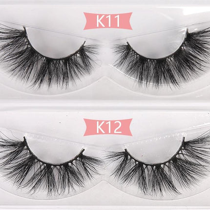 100 Pairs 3D Mink Lashes Wholesale Bulk  3D Mink Eyelashes Thick Long