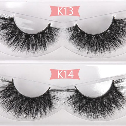 100 Pairs 3D Mink Lashes Wholesale Bulk  3D Mink Eyelashes Thick Long