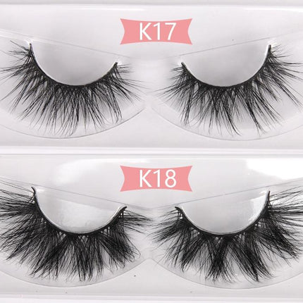 100 Pairs 3D Mink Lashes Wholesale Bulk  3D Mink Eyelashes Thick Long