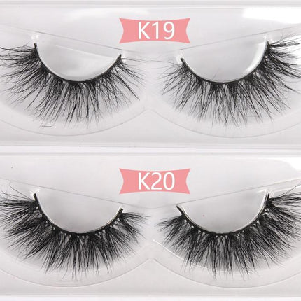 100 Pairs 3D Mink Lashes Wholesale Bulk  3D Mink Eyelashes Thick Long