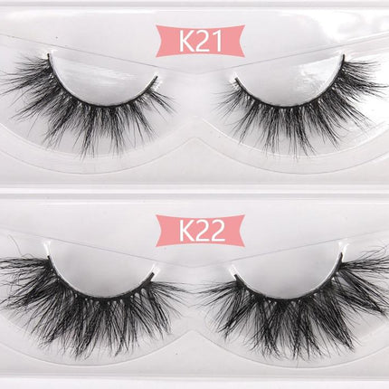 100 Pairs 3D Mink Lashes Wholesale Bulk  3D Mink Eyelashes Thick Long