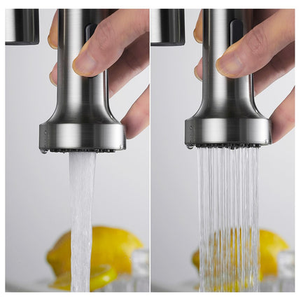 Kitchen Faucets Brushed Nickel Faucets for Kitchen Sink Pull Down