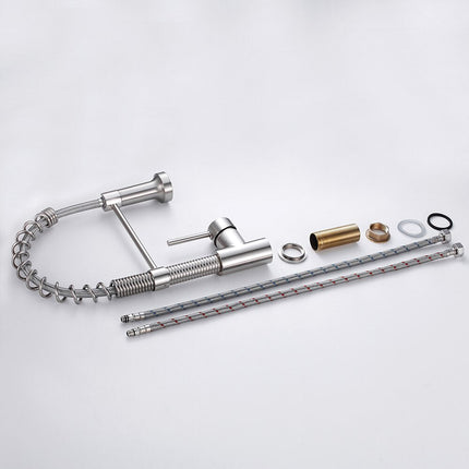 Kitchen Faucets Brushed Nickel Faucets for Kitchen Sink Pull Down