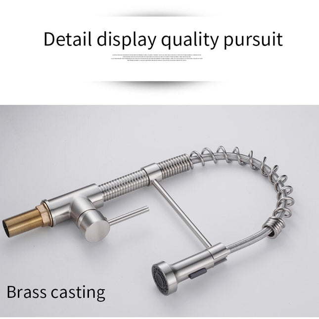 Kitchen Faucets Brushed Nickel Faucets for Kitchen Sink Pull Down