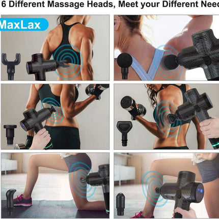 30 Speeds Premium 6 Heads  Handheld Massager