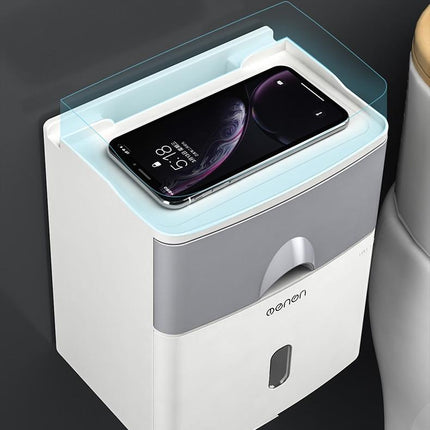 Multifunction Toilet Paper Holder Waterproof Toilet Tissue Storage Box