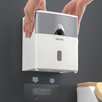 Multifunction Toilet Paper Holder Waterproof Toilet Tissue Storage Box