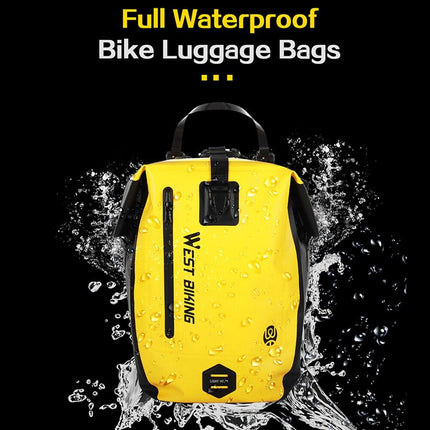 25L Waterproof Bicycle Carrier Bags MTB Mountain Bike Rear Tail Seat