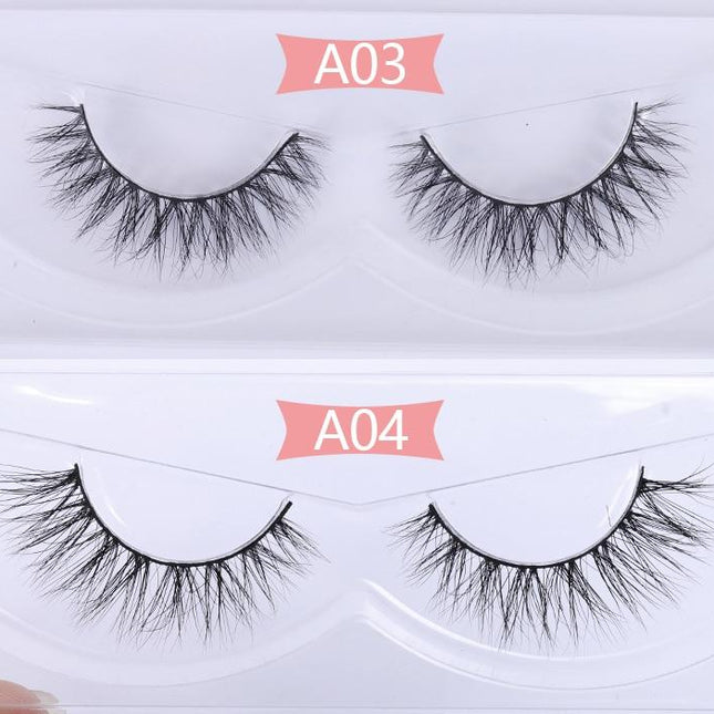 30 Pairs Wholesale No Box Mink Lashes Bulk Natural Hand Made Cruelty