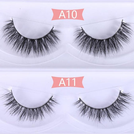 30 Pairs Wholesale No Box Mink Lashes Bulk Natural Hand Made Cruelty