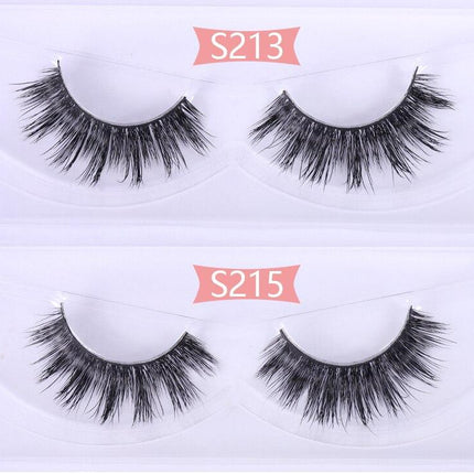 10/30/50 Pairs Natural Long False Eyelashes Lashes Mink Lashes Bulk