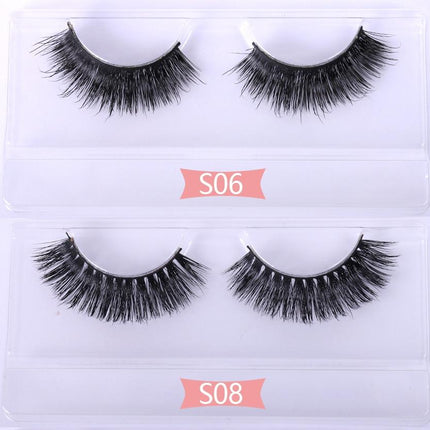 10/30/50 Pairs Natural Long False Eyelashes Lashes Mink Lashes Bulk