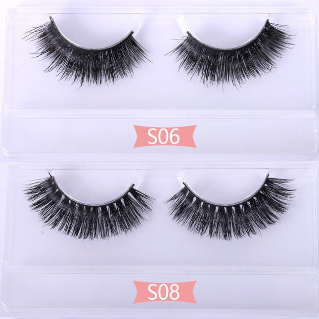10/30/50 Pairs Natural Long False Eyelashes Lashes Mink Lashes Bulk
