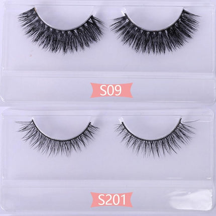 10/30/50 Pairs Natural Long False Eyelashes Lashes Mink Lashes Bulk