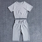 S(45-55KG) / ShirtsShortsGray
