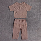 M(55-62KG) / ShirtsShortsBrown