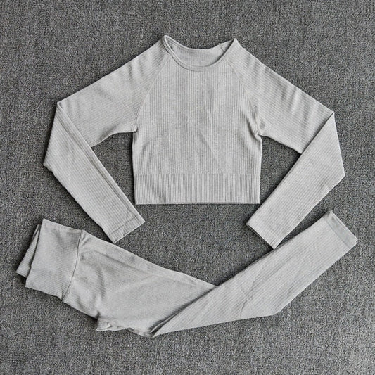 Yoga Set Seamless Women's Sportswear Workout Clothes Athletic Wear Gym