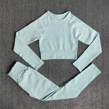 Yoga Set Seamless Women's Sportswear Workout Clothes Athletic Wear Gym