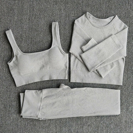 Yoga Set Seamless Women's Sportswear Workout Clothes Athletic Wear Gym