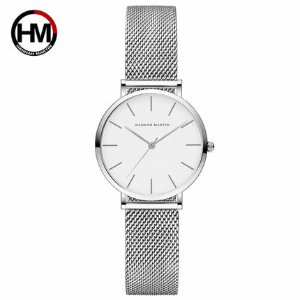 Quartz Movement High Quality Ladies Watches Stainless Steel Mesh Strap