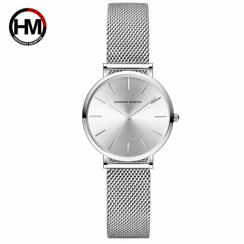 Quartz Movement High Quality Ladies Watches Stainless Steel Mesh Strap