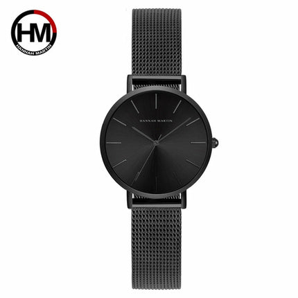 Quartz Movement High Quality Ladies Watches Stainless Steel Mesh Strap