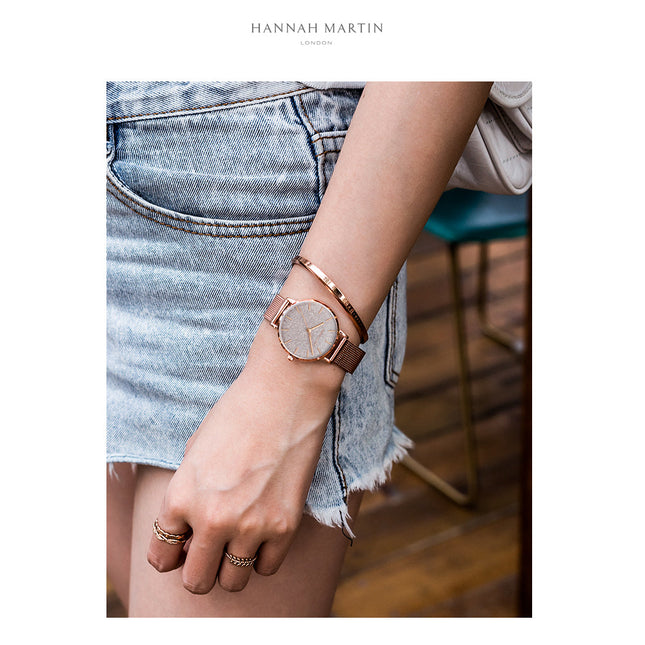Women watch Japanese quartz top brand Luxury Waterproof Simple Casual