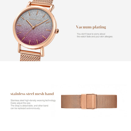 Women watch Japanese quartz top brand Luxury Waterproof Simple Casual