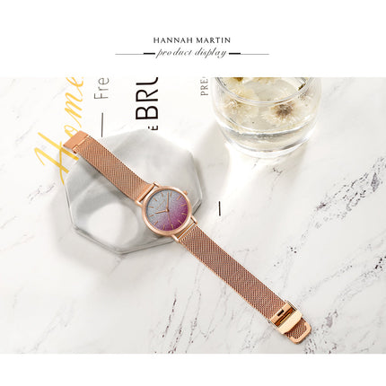 Women watch Japanese quartz top brand Luxury Waterproof Simple Casual