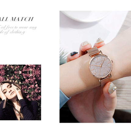 Women watch Japanese quartz top brand Luxury Waterproof Simple Casual