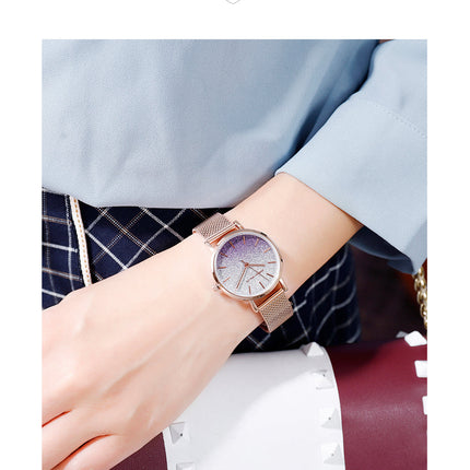 Women watch Japanese quartz top brand Luxury Waterproof Simple Casual