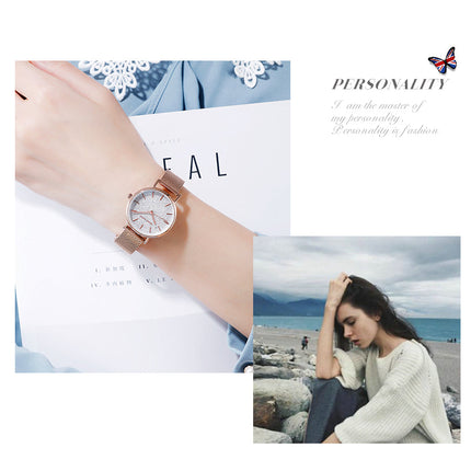 Women watch Japanese quartz top brand Luxury Waterproof Simple Casual