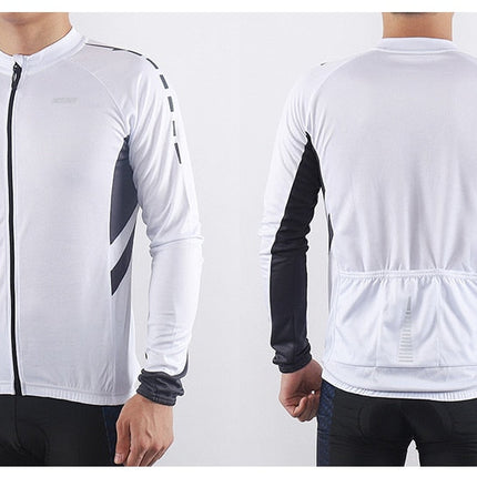 Men Long Sleeve Cycling Jersey Quick Dry Bicycle Shirts  Mountain Bike