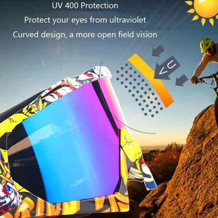 Snow Sports Skiing Sunglasses UV400 Protection Men Women Goggles