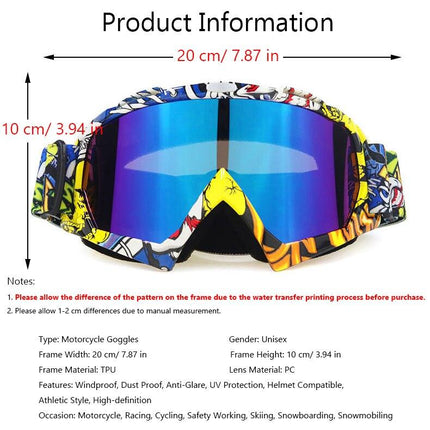 Snow Sports Skiing Sunglasses UV400 Protection Men Women Goggles