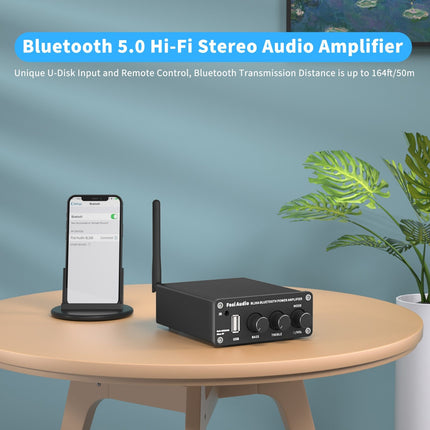 Bluetooth Sound Power Amplifier Fosi Audio 100W Mini HiFi Class D Amp