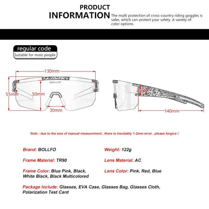 Men Women Skiing Glasses Polarized UV Protection Anti-glare Goggles