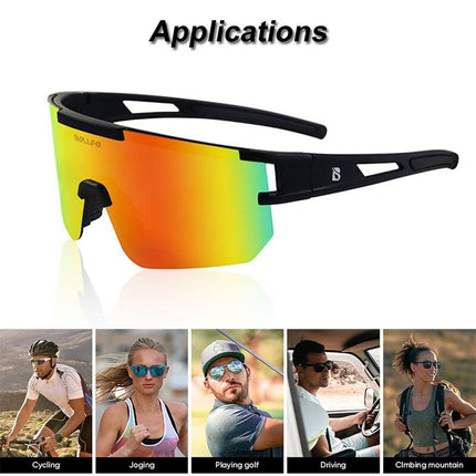 Men Women Skiing Glasses Polarized UV Protection Anti-glare Goggles