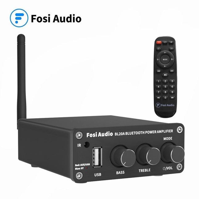 Bluetooth Sound Power Amplifier Fosi Audio 100W Mini HiFi Class D Amp