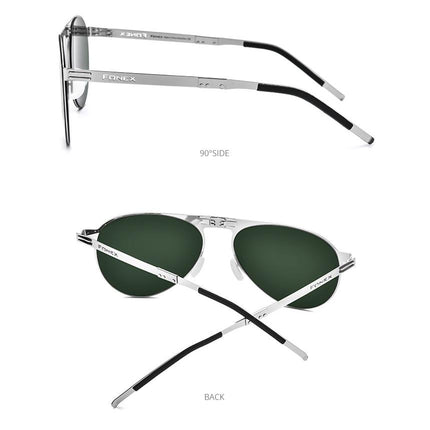Polarized Sunglasses Men Portable Folding Pilot Sun Glasses for Man