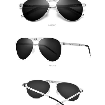 Polarized Sunglasses Men Portable Folding Pilot Sun Glasses for Man