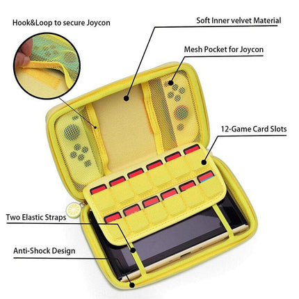 Portable Case Bag For Nintendo Switch Lemon Bag EVA Hard Cover Shell
